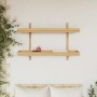 Estantería de Pared con estante Marrón 100 x 26 x 60 cm Bambú