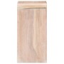 Mesita de noche de madera maciza de acacia 40x30x60 cm