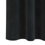 Cortinas con cortinas 2 pcs Negro 140 x 225 cm Terciopelo