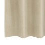 Cortinas con cortinas 2 pcs Crema 140 x 260 cm Terciopelo