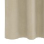 Cortinas con cortinas 2 pcs Crema 140 x 225 cm Terciopelo