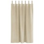Cortinas con cortinas 2 pcs Crema 140 x 175 cm Terciopelo