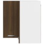 Eck-Hängeschrank aus braunem Eichenholzwerkstoff von vidaXL, Küchenschränke - Ref: Foro24-815599, Preis: 68,92 €, Rabatt: %