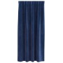 Cortinas con cortinas 2 pcs Azul Oscuro 140 x 175 cm Terciopelo