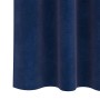 Cortinas con cortinas 2 pcs Azul oscuro 140 x 225 cm Terciopelo