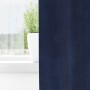 Cortinas con cortinas 2 pcs Azul oscuro 140 x 245 cm Terciopelo