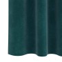 Cortinas 2 pcs Verde oscuro 140 x 225 cm Terciopelo
