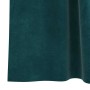 Cortinas 2 pcs Verde oscuro 140 x 260 cm Terciopelo