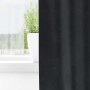 Cortinas con cortinas 2 pcs Gris oscuro 140 x 175 cm Terciopelo