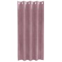 Cortinas con cortinas 2 pcs Rosa oscuro 140 x 175 cm Terciopelo