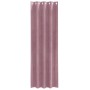 Cortinas con cortinas 2 pcs Rosa oscuro 140 x 225 cm Terciopelo