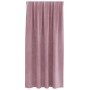 Cortinas con cortinas 2 pcs Rosa oscuro 140 x 175 cm Terciopelo