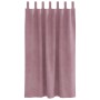 Cortinas con cortinas 2 pcs Rosa oscuro 140 x 175 cm Terciopelo