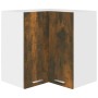 Eck-Hängeschrank aus Holzwerkstoff, geräucherte Eiche von vidaXL, Küchenschränke - Ref: Foro24-815597, Preis: 65,33 €, Rabatt: %