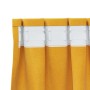 Cortinas 2 pcs Amarillo mostaza 140 x 260 cm Terciopelo