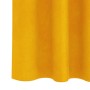 Cortinas 2 pcs Amarillo mostaza 140 x 260 cm Terciopelo