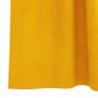 Cortinas 2 pcs Amarillo mostaza 140 x 140 cm Terciopelo