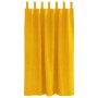 Cortinas 2 pcs Amarillo Mostaza 140 x 175 cm Terciopelo