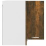Eck-Hängeschrank aus Holzwerkstoff, geräucherte Eiche von vidaXL, Küchenschränke - Ref: Foro24-815597, Preis: 65,33 €, Rabatt: %