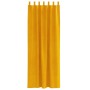 Cortinas 2 pcs Amarillo mostaza 140 x 260 cm Terciopelo