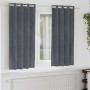 Cortinas con cortinas 2 pcs Gris claro 140 x 175 cm Terciopelo