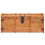 Baúl de almacenamiento de madera maciza de acacia 90x40x40 cm