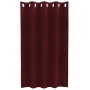 Cortinas 2 pcs Rojo vino tinto 140 x 140 cm Terciopelo