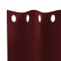 Cortinas 2 pcs Rojo vino tinto 140 x 225 cm Terciopelo
