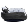Cojín para perro reversible y lavable gris y negro 85x70x20 cm de vidaXL, Camas para perros - Ref: Foro24-171208, Precio: 55,...