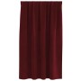 Cortinas 2 pcs Rojo vino tinto 140 x 140 cm Terciopelo