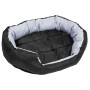 Cojín para perro reversible y lavable gris y negro 85x70x20 cm de vidaXL, Camas para perros - Ref: Foro24-171208, Precio: 55,...