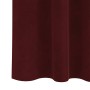 Cortinas 2 pcs Rojo vino tinto 140 x 245 cm Terciopelo