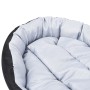 Cojín para perro reversible y lavable gris y negro 85x70x20 cm de vidaXL, Camas para perros - Ref: Foro24-171208, Precio: 55,...