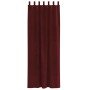 Cortinas 2 pcs Rojo vino tinto 140 x 245 cm Terciopelo