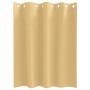 Cortinas con cortinas 2 pcs Beige Poliéster