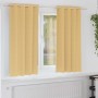 Cortinas con cortinas 2 pcs Beige 175x140cm Poliéster