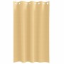 Cortinas con cortinas 2 pcs Beige 175x140cm Poliéster