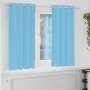 Cortinas con cortinas 2 pcs Azul claro Poliéster