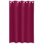 Cortinas con cortinas 2 pcs Rojo vino 175x140cm Poliéster