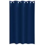 Cortinas con cortinas 2 pcs Azul oscuro Poliéster