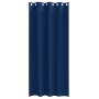 Cortinas con cortinas 2 pcs Azul oscuro Poliéster