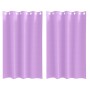 Cortinas con cortinas 2 pcs Morado Poliéster