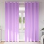 Cortinas con cortinas 2 pcs Morado Poliéster