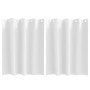 Cortinas con cortinas 2 pcs puro Poliéster