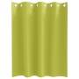 Cortinas con cortinas 2 pcs Verde manzana Poliéster