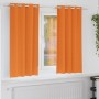 Cortinas 2 pcs Naranja brillante 175x140cm Poliéster