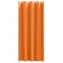 Cortinas con cortinas 2 pcs Naranja brillante Poliéster