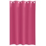 Cortinas con cortinas 2 pcs Rosa brillante 175x140cm Poliéster
