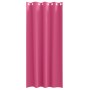 Cortinas con cortinas 2 pcs Rosa brillante 225x140cm Poliéster