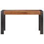 Mesa de comedor de madera maciza de mango rugosa 140x70x76 cm